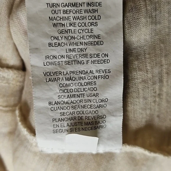 ❤️ Rewind Lace Panel Boho Blouse Medium Neutral Feminine Lace Short Sleeve Top - Picture 10 of 12